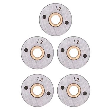 Imagem de 5 rolos alimentadores de arame de soldagem a arco de metal a gás para BINZEI 15AK 24KD 36KD - 1,0-1,2 mm de largura - Roda guia de fio de aço durável e de alta precisão