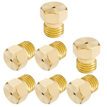 Imagem de 7 peças de orifícios de queimador DG69-00261B LP kit de conversão para Samsung Gas Range, substitui DG96-00502B DG96-00502A gás natural para gás propano