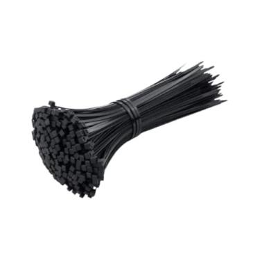 Imagem de 100 Unidades Abraçadeiras De Nylon Enforca Gato 48x300mm Cinta Plástica Presilha Eda 9LQ Preta