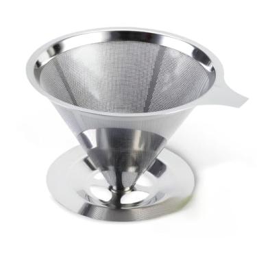 Imagem de Filtro Coador Café Inox 103 Reutilizável Sem Uso Papel