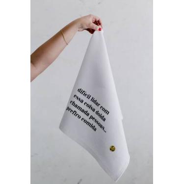 Imagem de Pano "prefiro comida" - Pano Urbano