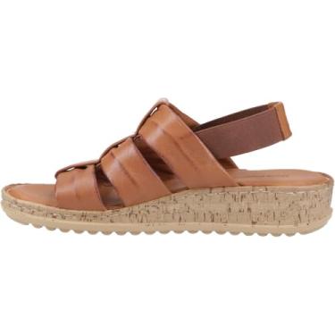Imagem de Hush Puppies Eden Wide Fit feminino, Bronzeado, 36