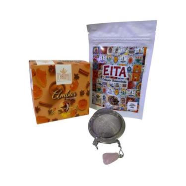 Imagem de Kit Ritual da Manhã Âmbar caixa + Eita refil + infusor - Chanoyu Colle