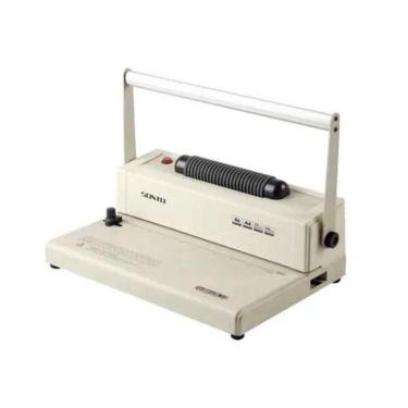Imagem de Encadernadora Manual E Colocadora de Espiral Elétrica A4
