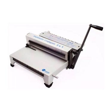 Imagem de Encadernadora Conjugada de Duplo Anel (wire-o) Lassane 3x1