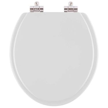 Imagem de Assento Sanitário Poliéster Soft Close Iris Cinza Claro Para Vaso Mari