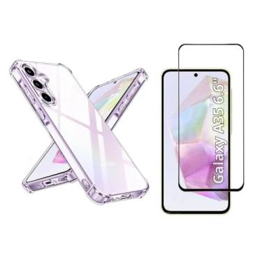 Imagem de Capa Capinha Case + Película de Vidro 3D para Samsung Galaxy A35
