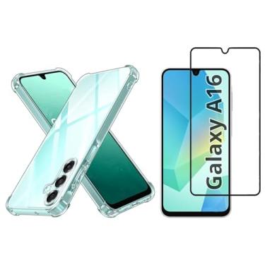 Imagem de Capa Capinha Case + Película de Vidro 3D para Samsung Galaxy A16