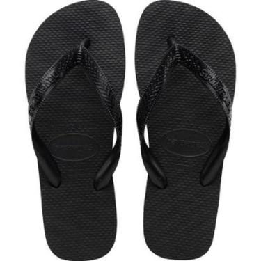 Imagem de Chinelo Havaianas Top Masculino Básica Preta-Masculino