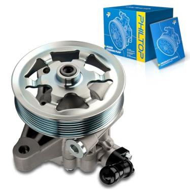 Imagem de PHILTOP Bomba de direção hidráulica 215495 com polia, adequada para 2008-2012 Accord 2.4L, substitui OE 215495, 56100R40305, 56100R40325, 56100R40A02, 56100R40A03, 6050P
