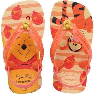 Imagem de Chinelo Havaianas Infantil BABY Disney Classics 21 Laranja PAR
