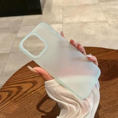Imagem de HTVJFX Capa de silicone macia, transparente e fosca, à prova de choque, para 7plus ou 8plus (cor de doce)
