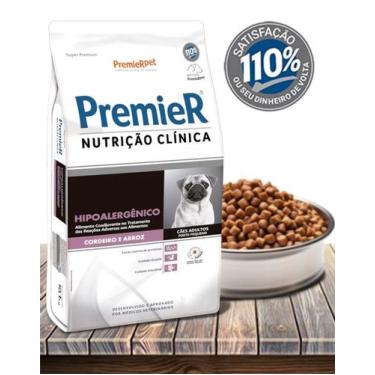 Imagem de Ração Seca PremieRPet Nutrição Clínica Hipoalergênico Cordeiro e Arroz