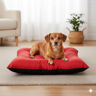 Imagem de Colchonete Impermeável Toddy para Pets – Tamanho Pequeno (Vermelho)