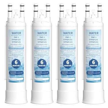 Imagem de Filtro de água de substituição FPPWFU01 compatível com filtro de água Frigidaire FPPWFU01 PurePour PWF-1, Electrolux EPPWFU01 PureAdvantage PWF-1, pacote com 4