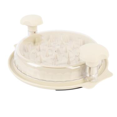 Imagem de SPYMINNPOO Triturador de Frango Ferramenta Moedor de Carne Eficiente para Amantes de Churrasco Enchiladas Anti Deslizamento Triturador de Carne para Cozinha Doméstica Pp Material Pc (Branco)