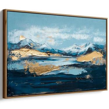 Imagem de Quadro decorativo Montanhas - Mioquadros, 120x80 cm, Tabaco