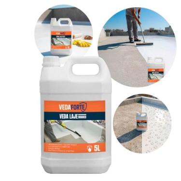 Imagem de Veda Laje Branco Impermeabilizante E Isolante Termico 5L + Brinde - Ve