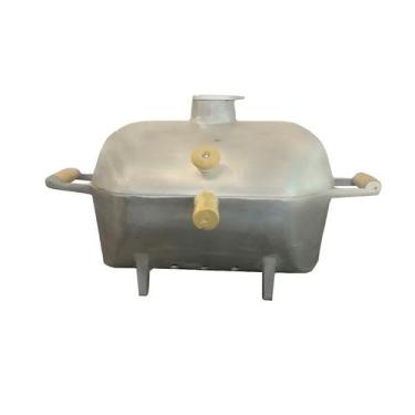Imagem de Churrasqueira Aluminio Fundido / Batido À Bafo Pequena - ChurrasMarqui