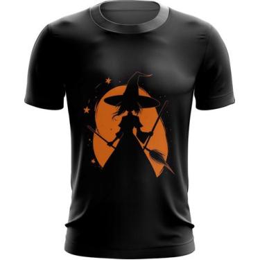 Imagem de Camiseta Dryfit Bruxa Halloween Laranja Festa 6 - Kasubeck Store®, P