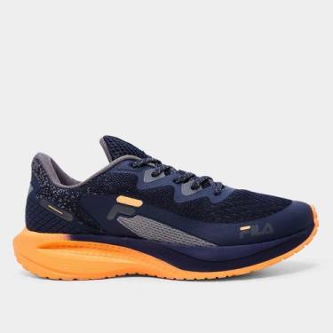 Imagem de Tênis Fila Spritz Masculino, Marinho, Laranja, 41