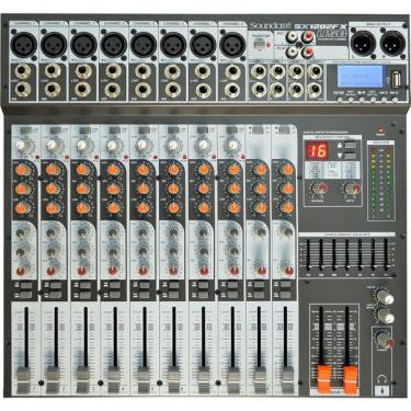 Imagem de Mixer 16 canais Soundcraft Proaudio - SX1202FX USB