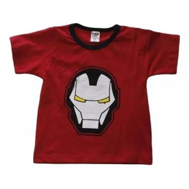 Imagem de Camiseta Homem De Ferro Iron Man Tony Stark Vingadores Super Heróis Bl