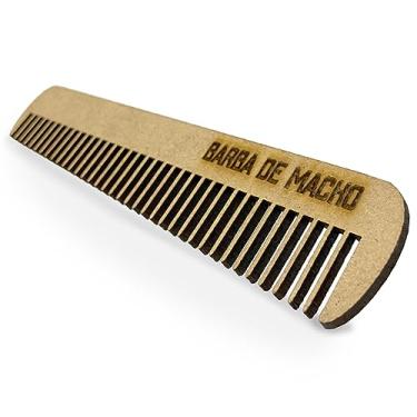 Imagem de Pente Reto Barba Grande Media Alinha e Modela Barba de Macho