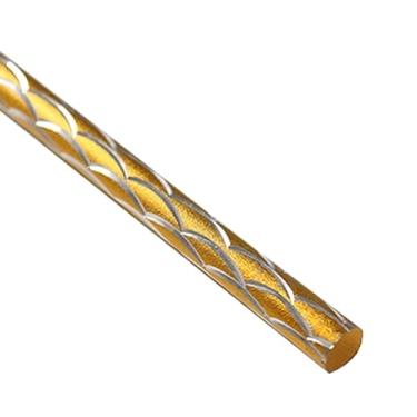 Imagem de Flexível Corrimões duráveis ​​para degraus ao ar livre Trilhos grossos para degraus internos Alumínio Magnésio Corrimão de poste único Montagem conveniente Espesso