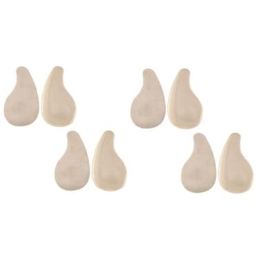 Imagem de 6 pares de inserções para correção de calcanhar, corretor de postura de perna, almofadas de calcanhar para fascite plantar, tapete de sapato de gel, palmilhas para salto, palmilha de correção de calca