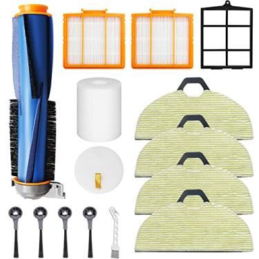 Imagem de Home Times Acessórios de vácuo para Shark AV2610WA RV2610WA Escova Principal Filtros Hepa Pré Filtro Almofadas de Esfregão Base de Escova Lateral Kit de Espuma Pré-Motor (Acessórios para Shark AV2610WA/AV2610WA)