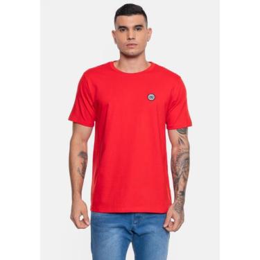 Imagem de Camiseta Ecko Masculina Fashion Basic Shake Vermelha