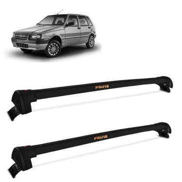 Imagem de Rack De Teto Travessa Uno Mille 1992 a 2013 4 Pts Alumínio Preto