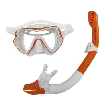 Imagem de Kit de Mergulho De Mergulho Gold Sports Diver Pro Silicone Ultra - Fit-Unissex
