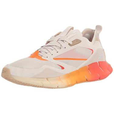 Imagem de Reebok Tênis masculino Zig Kinetica Horizon Cross Trainer, Alabastro/bege utilitário/caroteno, 36