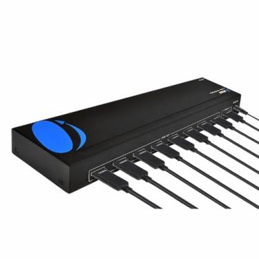 Imagem de Divisor HDMI 1080p 1x8 da OREI - 1 porta para 8 monitores HDMI/espelho - Divisor alimentado Ver 1.3 certificado para suporte 3D de alta resolução Full HD 1080P (uma entrada para duas saídas) - HD-108