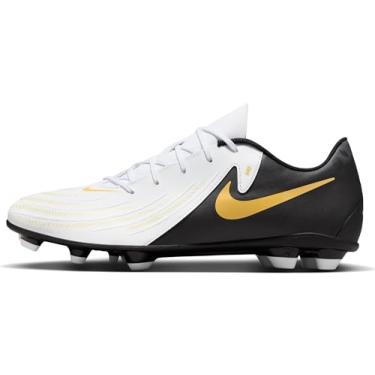 Imagem de Nike Phantom Gx II Club Fg/Mg masculino, Moeda de ouro Mtlc branca e preta, 44