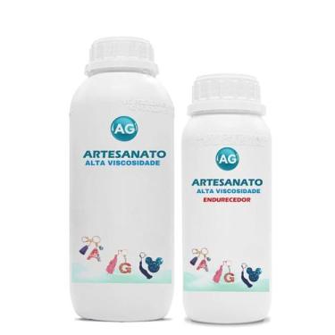 Imagem de Resina Epoxi Para Artesanato Alta Viscosidade AG - Resinas ag, 1KG