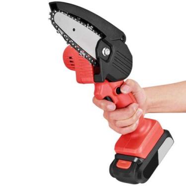 Imagem de Mini Motosserra a Bateria 24V Vermelha Bivolt 600W - IMPORTWAY