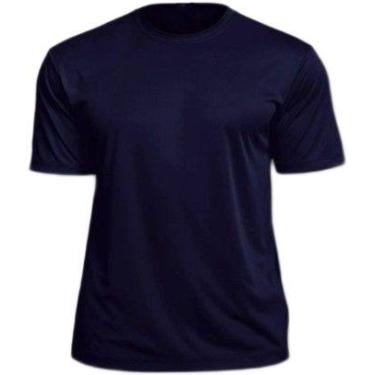 Imagem de Camisa azul marinho 100% poliester para sublimação G - Porto