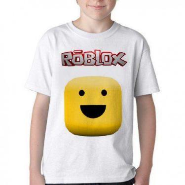 Imagem de Camiseta Infantil ou adulto Roblox Carinha Blusa Criança todos tamanho