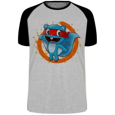 Imagem de Camiseta Happy Tree Friends Splendid Blusa Plus Size extra grande adul