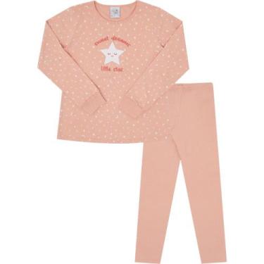 Imagem de Pijama Infantil Menina Good Night By Pulla Bulla Ref. 200511, Salmão, 