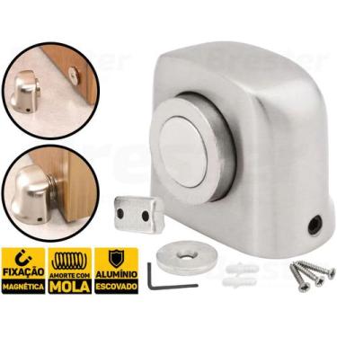 Imagem de Prendedor De Porta Magnético Amortecimento Fixador Batedor Vonder