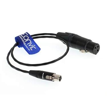 Imagem de Eonvic Cabo de áudio fêmea XLR 3 pinos para TA3F Mini 3 pinos XLR fêmea para dispositivos de som 778T 688 cabo de gravadores Zaxcom
