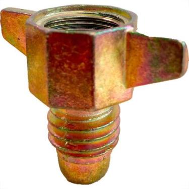 Imagem de Adaptador Para Botijao Max Chamas Rosca Grossa P13 - Kit C/6 Pecas - W