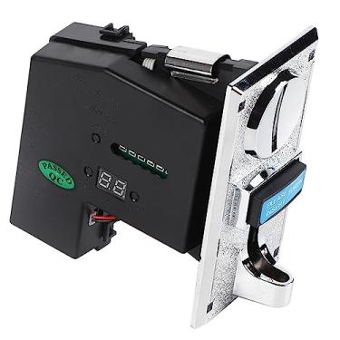 Imagem de BORDSTRACT Slot seletor de aceitador de várias moedas, DC 12 V para máquina de venda automática de mecanismo de jogo Arcade, alta precisão, 6 tipos de moedas