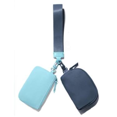 Imagem de Carteira de Pulso Viverte Mini Zip Around com Chaveiro de Nylon
