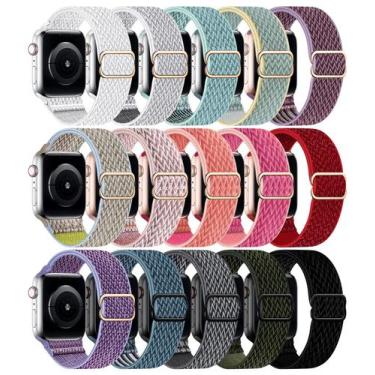 Imagem de Pulseira de Relógio Elástica de Nylon para Apple Watch (38mm a 45mm) -