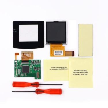 Imagem de Kit de Substituição de Tela LCD com Luz de Fundo para Game Boy Color (